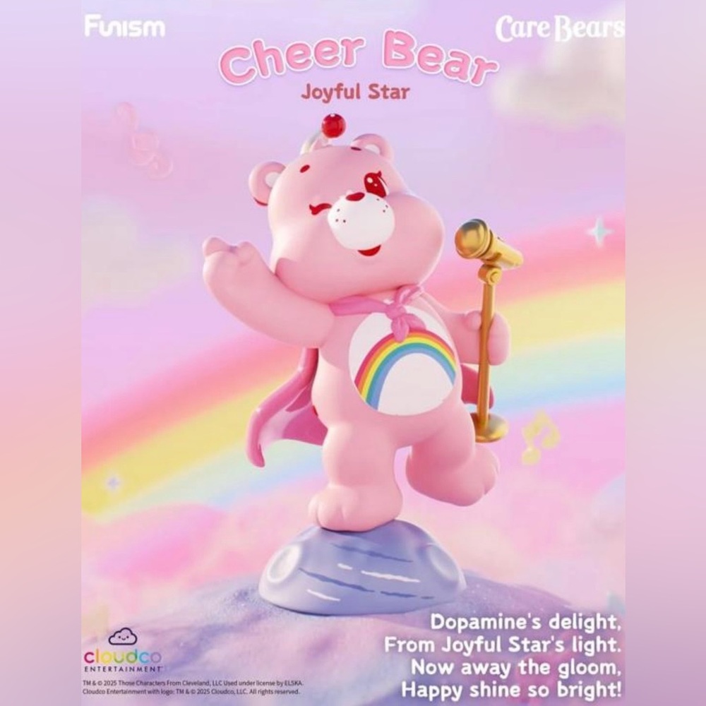 FUNISM- Care Bears ‘Planet of Joy’ series- Cheer Bear (NIB)